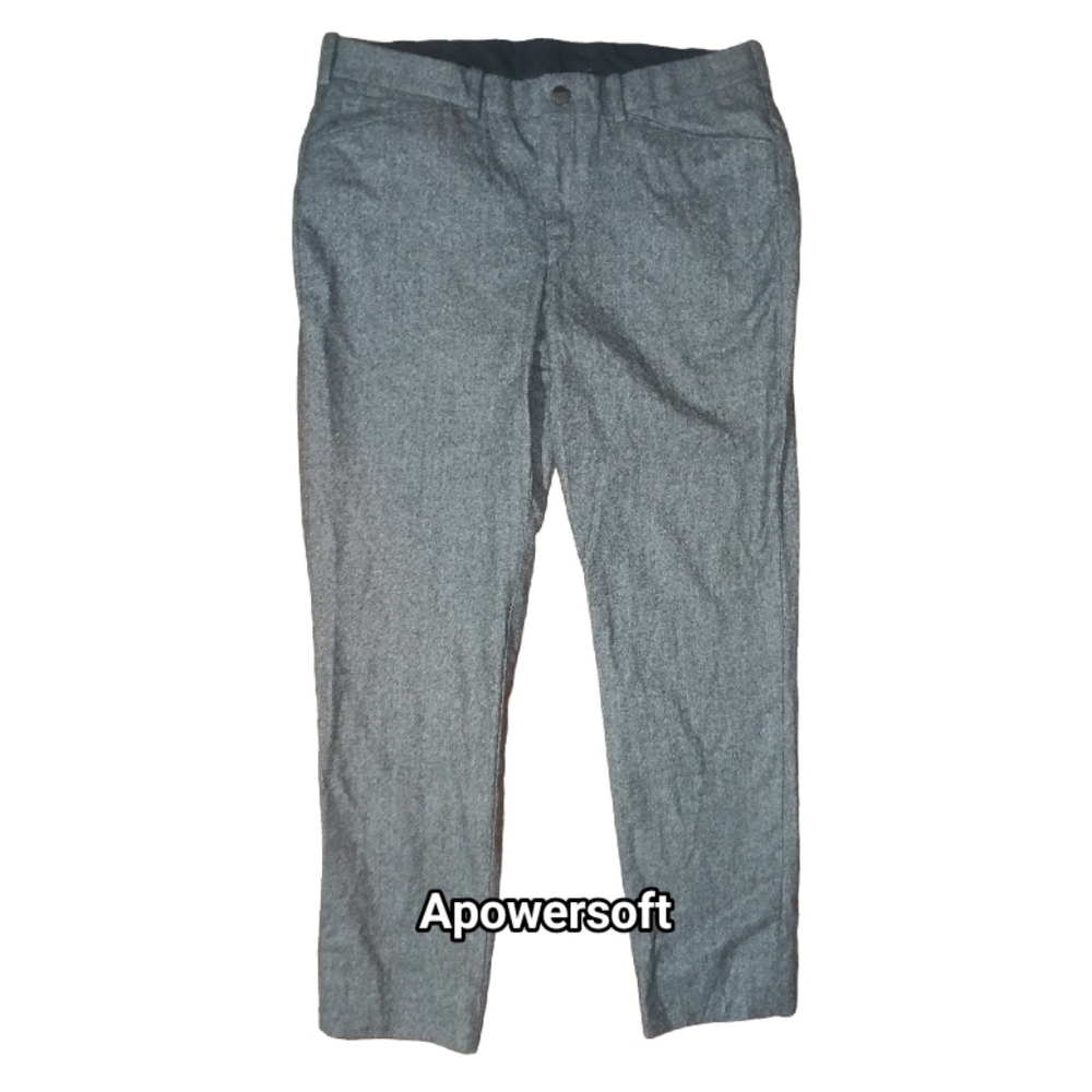 Custom Tailored Wool Straight Leg Trousers
